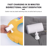 2022 New Design! 3-in-1 Mini Portable Electric Inflatable Pump Ultralight USB Charging Multifunctional Outdoor Air Pump 3 Modes Camping Light