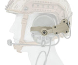 360° Rotatable Tactical Headphones Helmet Adapter Helmet ARC Rail Mount Compatible With Tactical Headset MSA SORDIN Headset