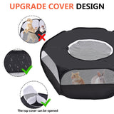 Ultra Light big Pet Playpen Small Animals Tent Rabbit Cage Chicken Coop With Top Cover Exercise Yard Fence For Dog Cat Rabbits Hamster Portable