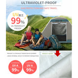 2022 New! Innovative Inflatable Tent 2-3 Persons Camping Tents Pop-up Backpacking Outdoor Mosquito Net Wigwam Protection Tent Sun Shade Awning