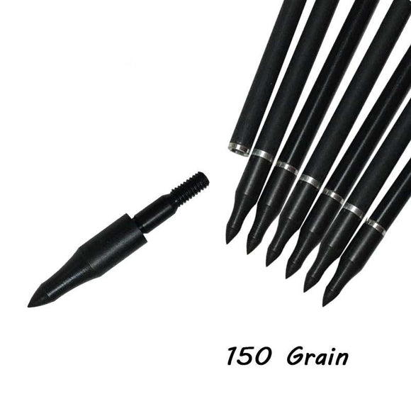 150 Grain Point Arrowheads Carbon Steel Target Broad head For Archery Arrows Hunting Accessories Hunting Tip