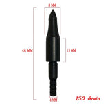 150 Grain Point Arrowheads Carbon Steel Target Broad head For Archery Arrows Hunting Accessories Hunting Tip