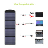 High Quality Foldable Solar Panel High Efficience Travel & Phone & Boat Portable 18V 60W 100W 120W 200W Solar Panel Kit