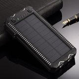 80000mAh Solar Power Bank High-Capacity Phone Charging Power Bank with Cigarette Lighter Double USB Outdoor Emergency Charger