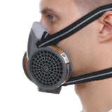 Full Face Gas Mask With Safety Glasse Spray Paint Chemical Pesticide Decoration Formaldehyde Anti-Dust With Filter Respirator