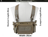2022 New Design! MOLLE Chest Rig Mochila Military Vest Flatpack Tactical Backpack Armor Rifle AK M4 Hanger Nylon Rucksack Hunting Army Bag