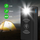 99000mah Power Bank Solar Wireless Fast Charging LED Light Portable Phone Charger External Battery For Xiaomi iPhone Samsung